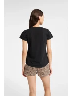 Dámske pyžamo Boutique 40614-99X Caramel and Black - Henderson Ladies