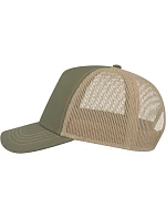 Atlantis Headwear Rapper Canvas-S 5-panelová truckerová čiapka 33.0234 olivová/khaki Atlantis Headwear Rapper Canvas-S 5-panelová truckerová čiapka 33.0234 olivová/khaki