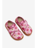 Dětské dívčí pantofle Barefoot Kwiatki Froddo G1700438-8 -11 Růžové Dětské dívčí pantofle Barefoot Kwiatki Froddo G1700438-8 -11 Růžové