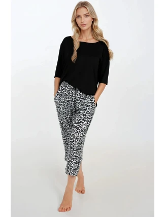 Pyžamo Grace Noir - Momenti Per Me