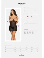 Sexy košieľka Pearlove chemise - Obsessive