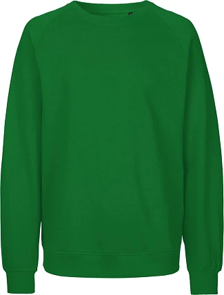 Neutral O 63001 Unisex mikina s raglánovými rukávmi z bio bavlny 77.6301 zelená Neutral O 63001 Unisex mikina s raglánovými rukávmi z bio bavlny 77.6301 zelená