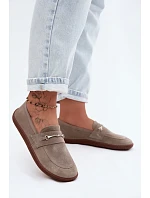Semišové Mokasyny Barefoot Z Zazoo Cappuccino