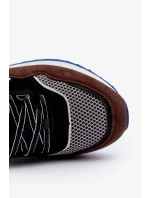 Pánske tenisky Big Star Memory Foam System Brown-Black