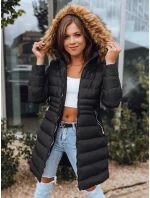 TERIS dámska zimná bunda čierna FashionStreet TY3095 TERIS dámska zimná bunda čierna FashionStreet TY3095