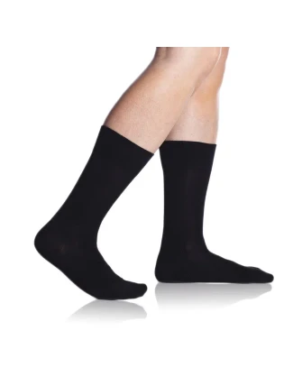 Bambusové klasické pánske ponožky BAMBUS COMFORT SOCKS - Bellinda - čierna Bambusové klasické pánske ponožky BAMBUS COMFORT SOCKS - Bellinda - čierna