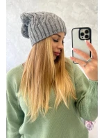 Fleecová čiapka Paulina K227 tmavo šedá