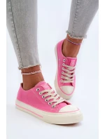 Niskie Trampki Damskie Big Star NN274271 Różowe
