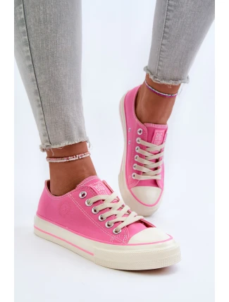 Niskie Trampki Damskie Big Star NN274271 Różowe