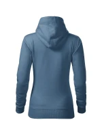 Mikina s kapucňou denim