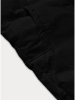 Dámska hrubá štruktúrovaná zimná bunda J Style Black (5M3251-392)