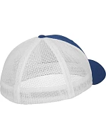 Flexfit 6511 6-panelová truckerová čiapka „Mesh“ 55.6511 kráľovská modrá/biela