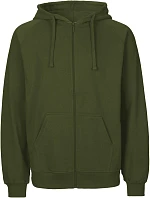 Neutral O 63301 Pánska mikina s kapucňou z bio bavlny 77.6331 military Neutral O 63301 Pánska mikina s kapucňou z bio bavlny 77.6331 military