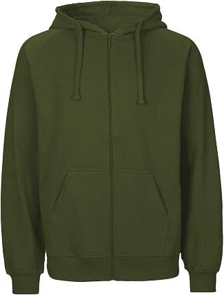 Neutral O 63301 Pánska mikina s kapucňou z bio bavlny 77.6331 military Neutral O 63301 Pánska mikina s kapucňou z bio bavlny 77.6331 military