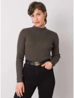 Jumper EM SW MCY02213.91 tmavá khaki