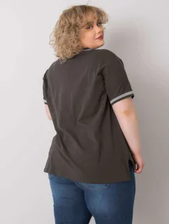 Blúzka RV BZ 6496.32P tmavá khaki