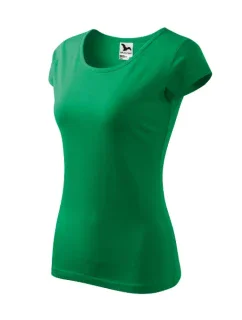 Čisté tričko stredne zelené