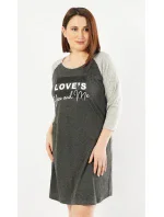 Dámska nočná košeľa s trojštvrťovými rukávmi Ty a ja