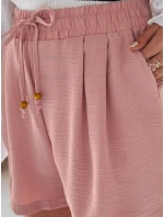 Dámske látkové šortky SUMMER TRIP pink FashionStreet SY0437 Dámske látkové šortky SUMMER TRIP pink FashionStreet SY0437