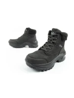 Lee Cooper dámske športové topánky zimné trekkingové zateplené čierne dámske šnurovacie topánky