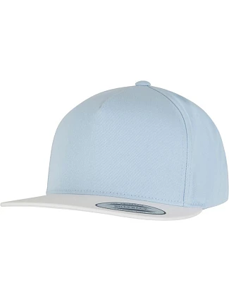 Flexfit 6007/6007T 5-panelová snapbacková čiapka 55.6007 svetlo modrá/biela Flexfit 6007/6007T 5-panelová snapbacková čiapka 55.6007 svetlo modrá/biela