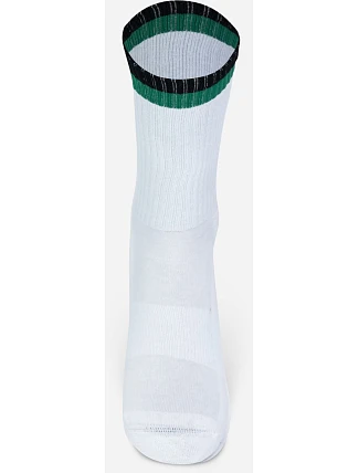 Mr. Socks L 05006 Tenisové ponožky „Two Tone“ 88.5006 biele/čierne/zelené Mr. Socks L 05006 Tenisové ponožky „Two Tone“ 88.5006 biele/čierne/zelené