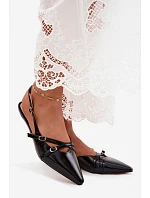 Dámske sandále s remienkami z imitácie kože Black Glamira Dámske sandále s remienkami z imitácie kože Black Glamira
