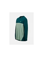Pánske tričko PEAK PERFORMANCE M Trail Wool-Blend Longsleeve, zelená farba Pánske tričko PEAK PERFORMANCE M Trail Wool-Blend Longsleeve, zelená farba