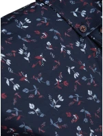Pánske tmavomodré tričko s krátkym rukávom FashionStreet KX1038