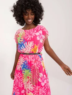 Šaty DHJ SK 8839 3.30 tmavoružová