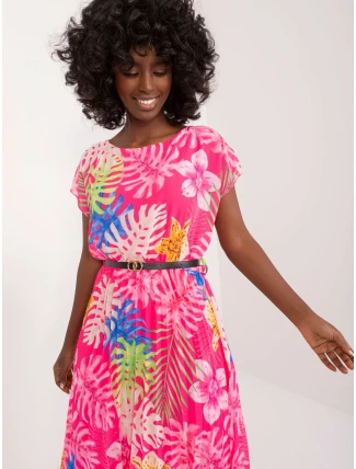 Šaty DHJ SK 8839 3.30 tmavoružová