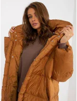 Dámska bunda LF KR 160404 svetlo hnedá - JF Lefon