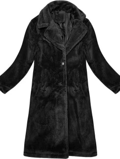 Dámsky kabát z ovčej kože J Style Black (11Z8157)
