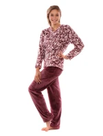 Dámske pyžamo Flora 6456 mave wine - Vestis Dámske pyžamo Flora 6456 mave wine - Vestis
