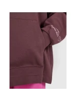 Dievčenská oversize mikina s kapucňou 4F 4FJRAW25TSWSF2429-51S