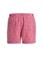Jack&Jones pánske plavky JWHARUBA SWIM PRINTS SHORTS 12206537 TRUE RED STRIPES Jack&Jones pánske plavky JWHARUBA SWIM PRINTS SHORTS 12206537 TRUE RED STRIPES