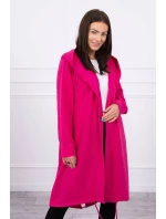 Fuchsiová bunda s potlačou nadmernej veľkosti Fuchsiová bunda s potlačou nadmernej veľkosti