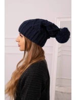 Milano fleecová čiapka K203 navy blue