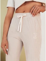 Dámske tepláky BEAR beige FashionStreet UY2071