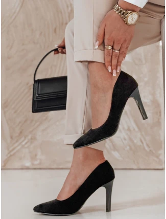 Dámske podpätky LUWINA black FashionStreet ZY0727