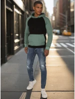 Pánska základná mikina s kapucňou čierna FashionStreet BX5896