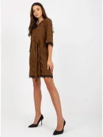 Dámske šaty LK SK 507871 hnedé