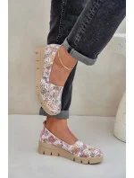 Dámske poltopánky RMR23109D-7 Beige mix - Jezzi Dámske poltopánky RMR23109D-7 Beige mix - Jezzi