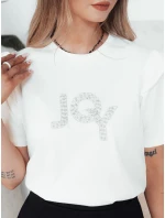 Dámske tričko JOY ecru FashionStreet RY2524