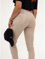 Dámske nohavice LOVFASHION beige FashionStreet UY2115