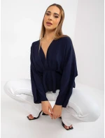 Blúzka DHJ BZ 11979.67 tmavo modrá