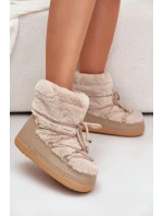 Snehové topánky model 203552 Krok vo veľkom štýle