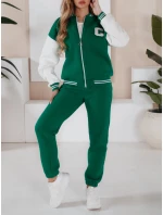 Dámske zelené tepláky CELIA FashionStreet AY0772 Dámske zelené tepláky CELIA FashionStreet AY0772