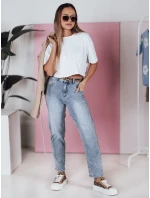 Dámske džínsové nohavice mom fit s opaskom CASUALJIN FashionStreet UY2351 Dámske džínsové nohavice mom fit s opaskom CASUALJIN FashionStreet UY2351
