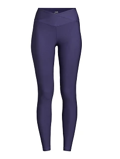 Dámske legíny s vysokým pásom Casall Overlap High Waist Tights, fialové